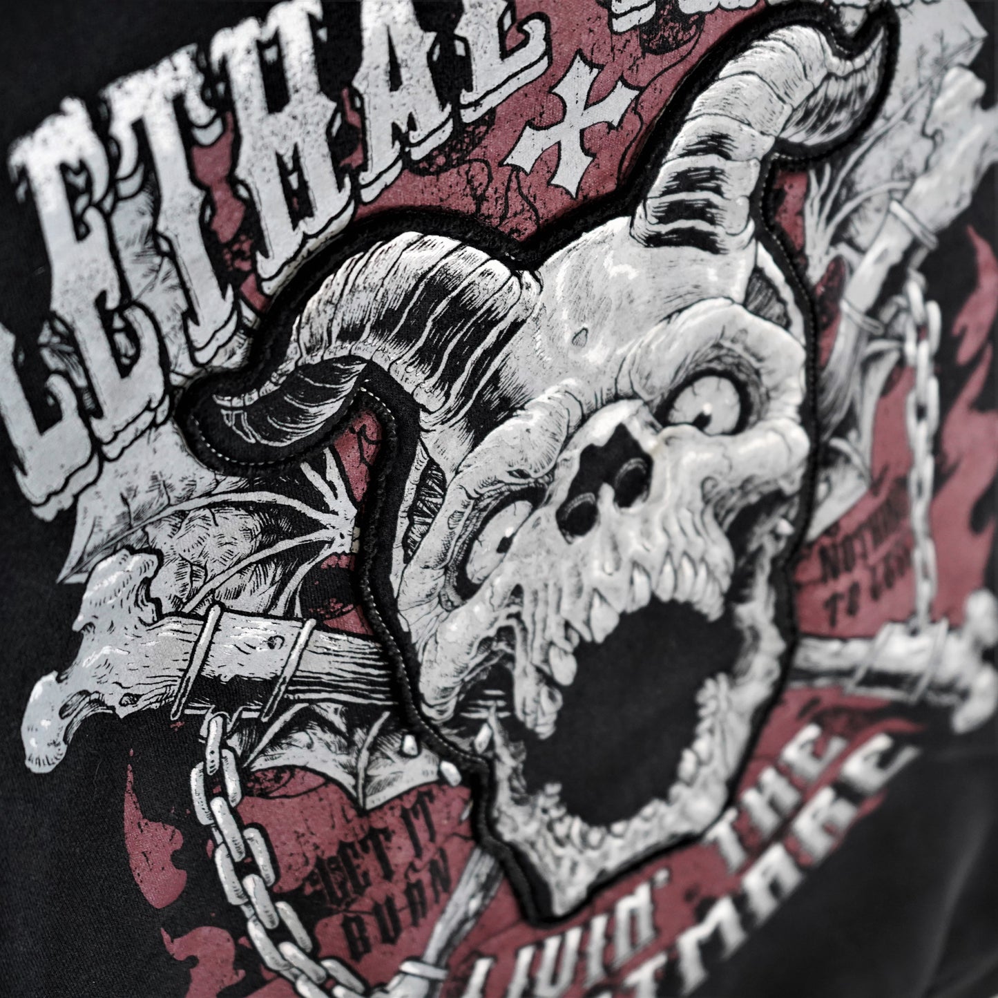 Livin' The Nightmare Pullover Vintage Wash Hoodie