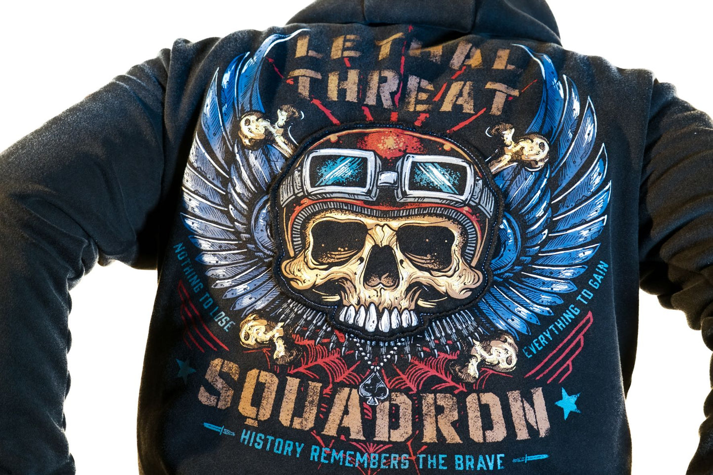 Flight and Fight Pull Over Hoodie