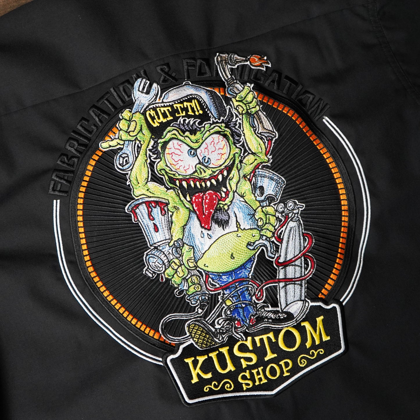 Fabrication Monster Embroidered Work Shirt / Shop Shirt