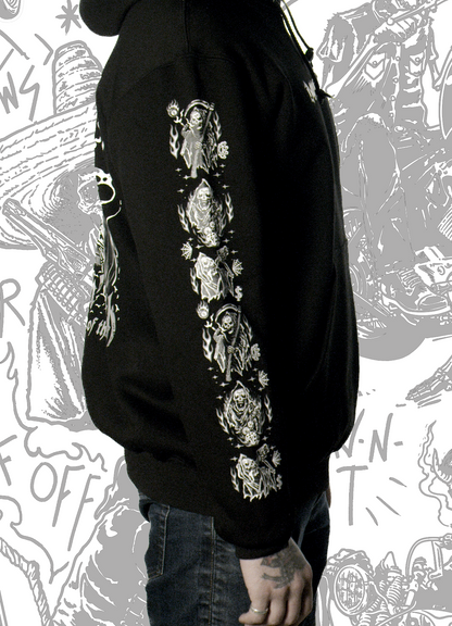 Down n Out Cheating Death Hoodie