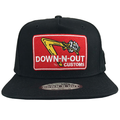 DOWN-N-OUT Flat Bill Hat