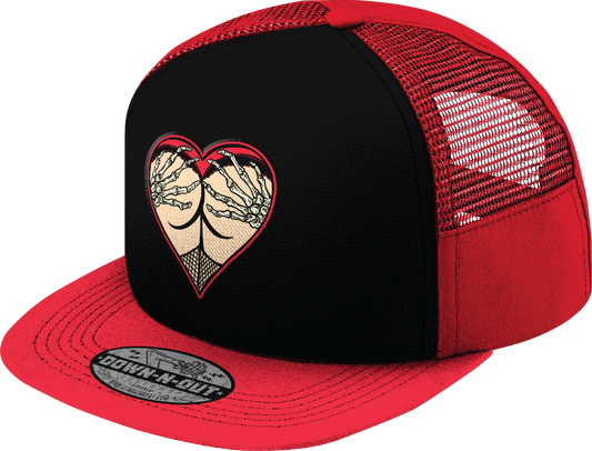 Grab of Death Flat Bill Snap Back Hat