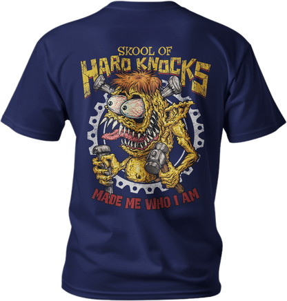Skool of Hard Knocks Navy Blue Men's Navy-Blue Tee Shirt