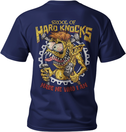 Skool of Hard Knocks Navy Blue Men's Navy-Blue Tee Shirt