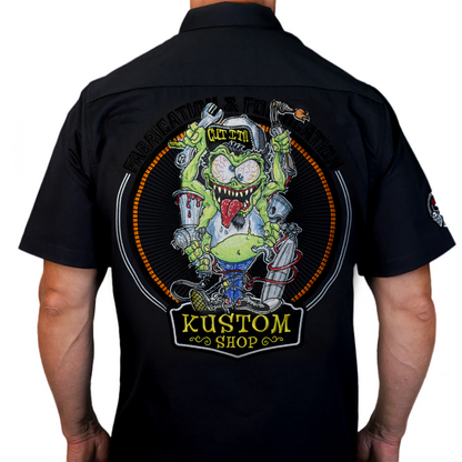 Fabrication Monster Embroidered Work Shirt / Shop Shirt