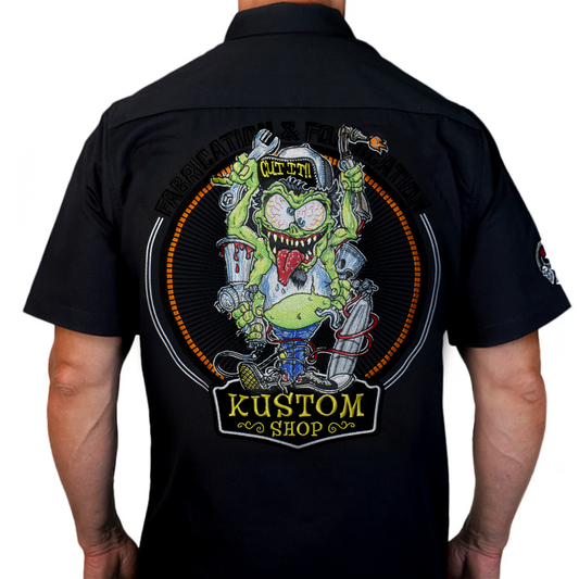Fabrication Monster Embroidered Work Shirt / Shop Shirt
