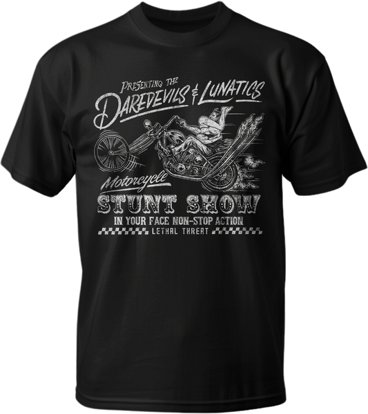 Daredevils & Lunatics Black T-Shirt