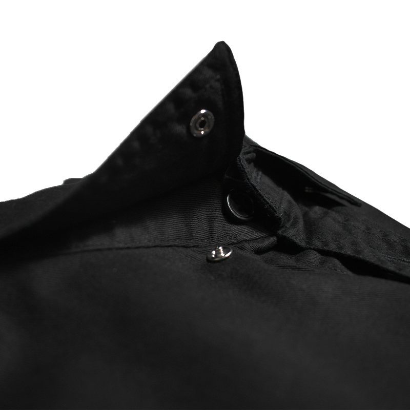 No Regrets Printed Sleeveless Button Down
