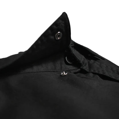 Skull Melted Printed Sleeveless Button Down
