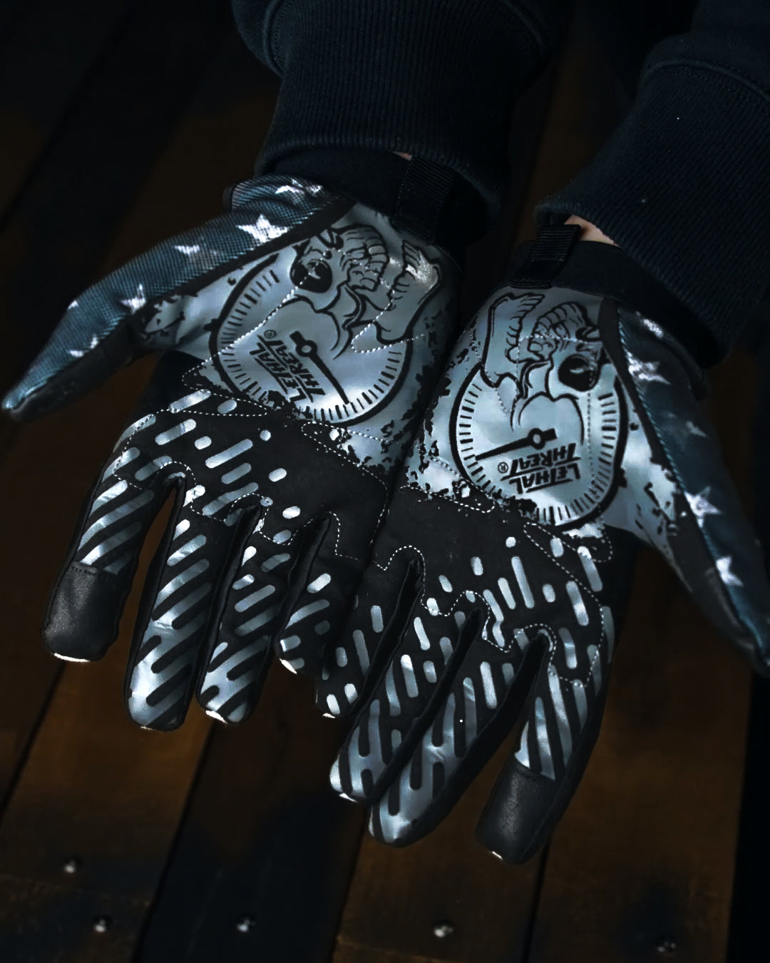 USA SKULL Hand Gloves