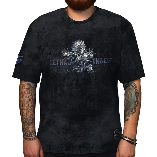 Ride With The Renegades Vintage Washed Men's Mineral Wash Tee Shirt
