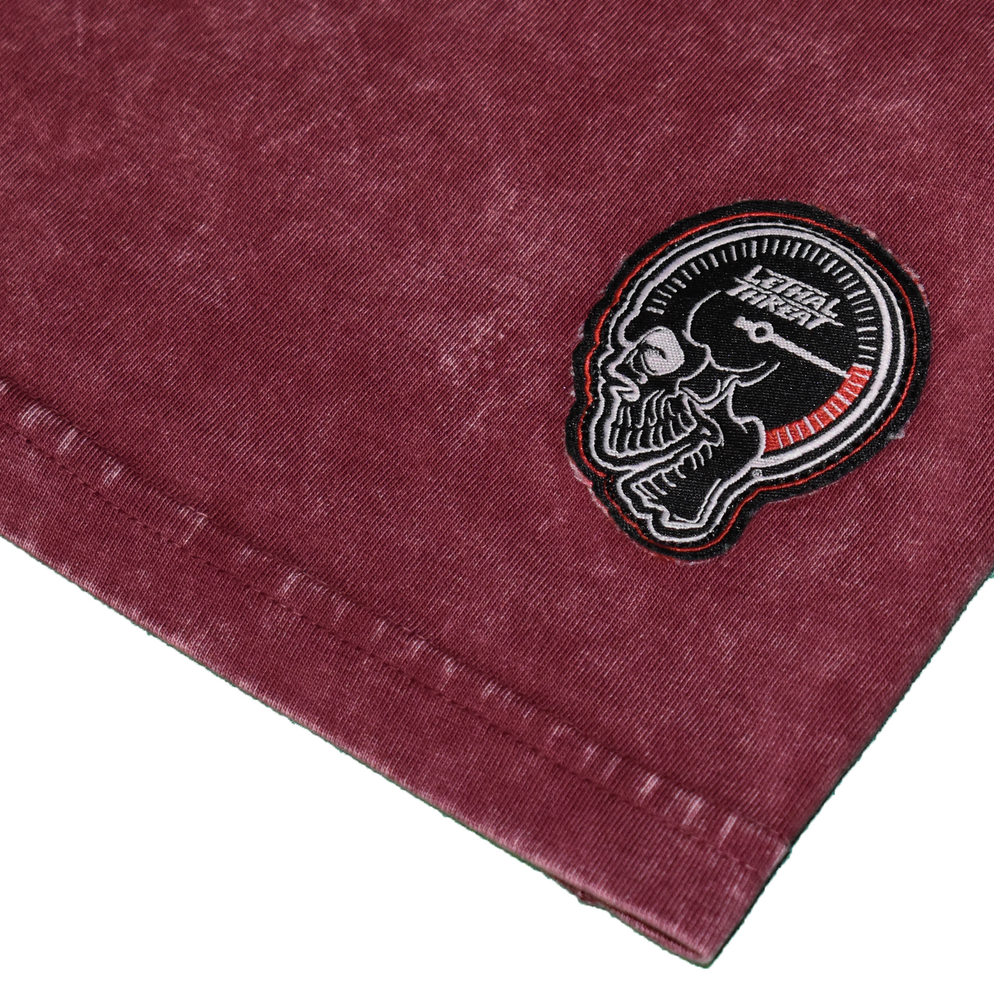 Eye For An Eye Vintage Washed Men's Burgundy Rust Tee Shirt