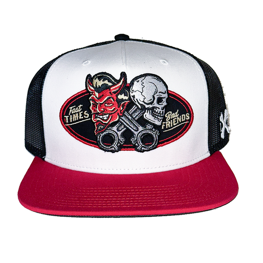 Fast Times Bad Friends Curved Bill Hat