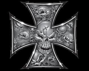 Gray Iron Cross Trailer