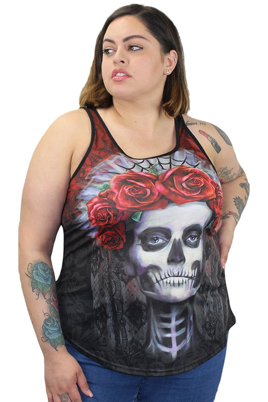 Dark Widow Razor Back Tank Top