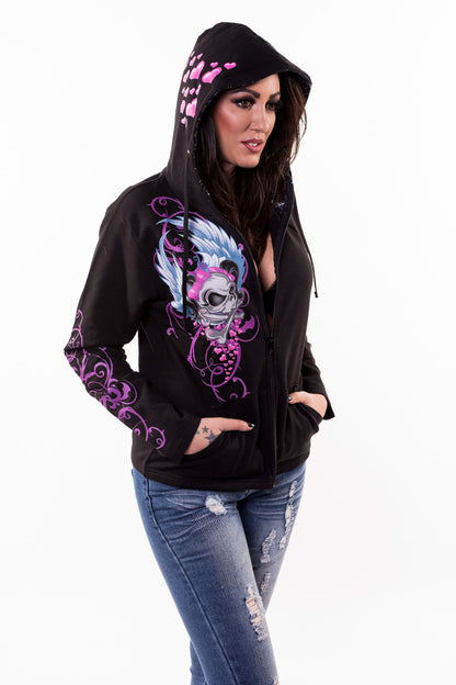 Girl Skull Hoodie