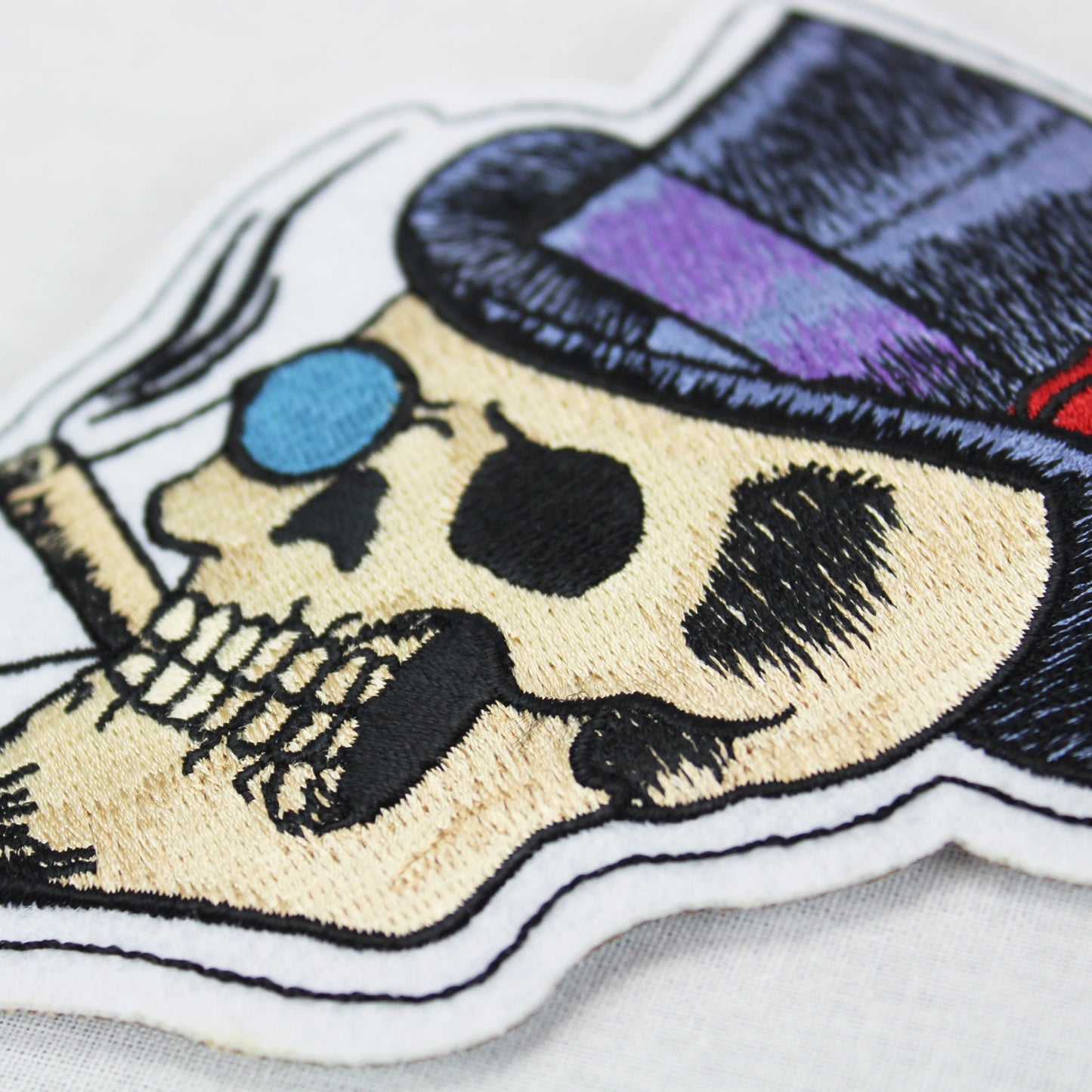 Top Hat Skull Patch