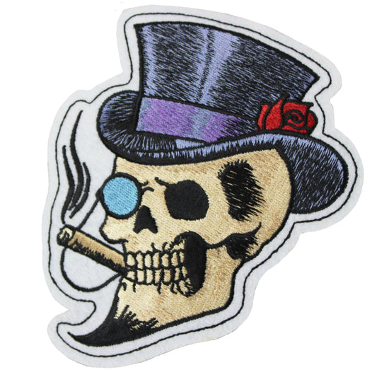 Top Hat Skull Patch