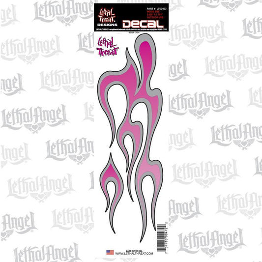 Pink Flames Right Decal