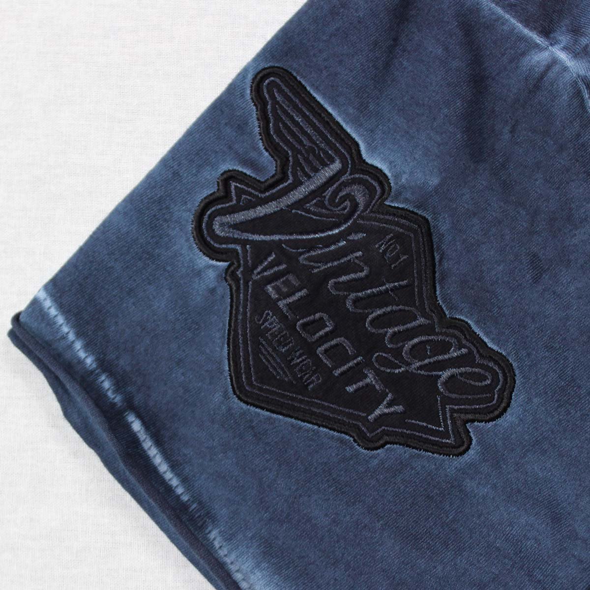 Vintage Velocity Speed Shop Blue Wash Tee