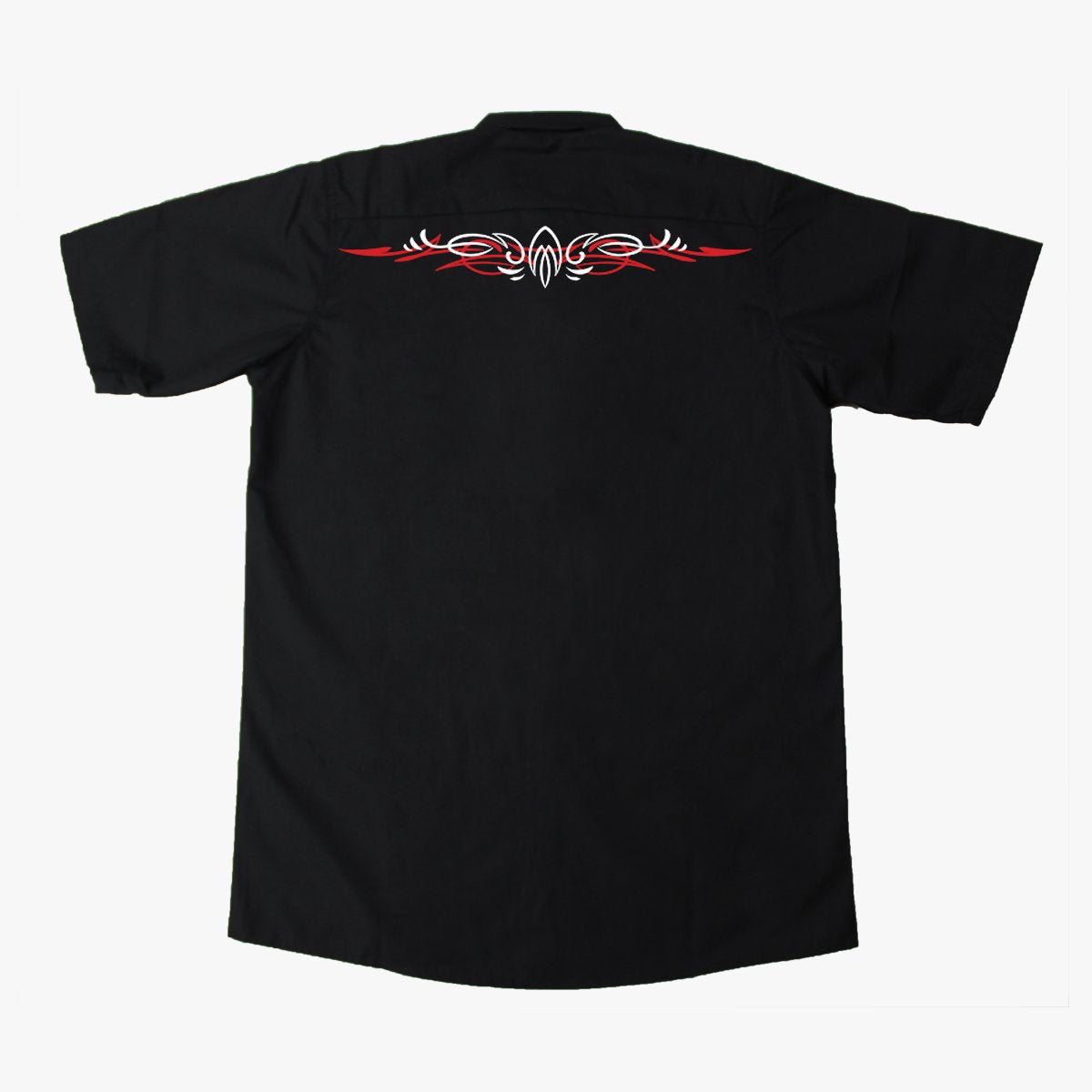 Winged Helmet Monster Embroidered Work Shirt