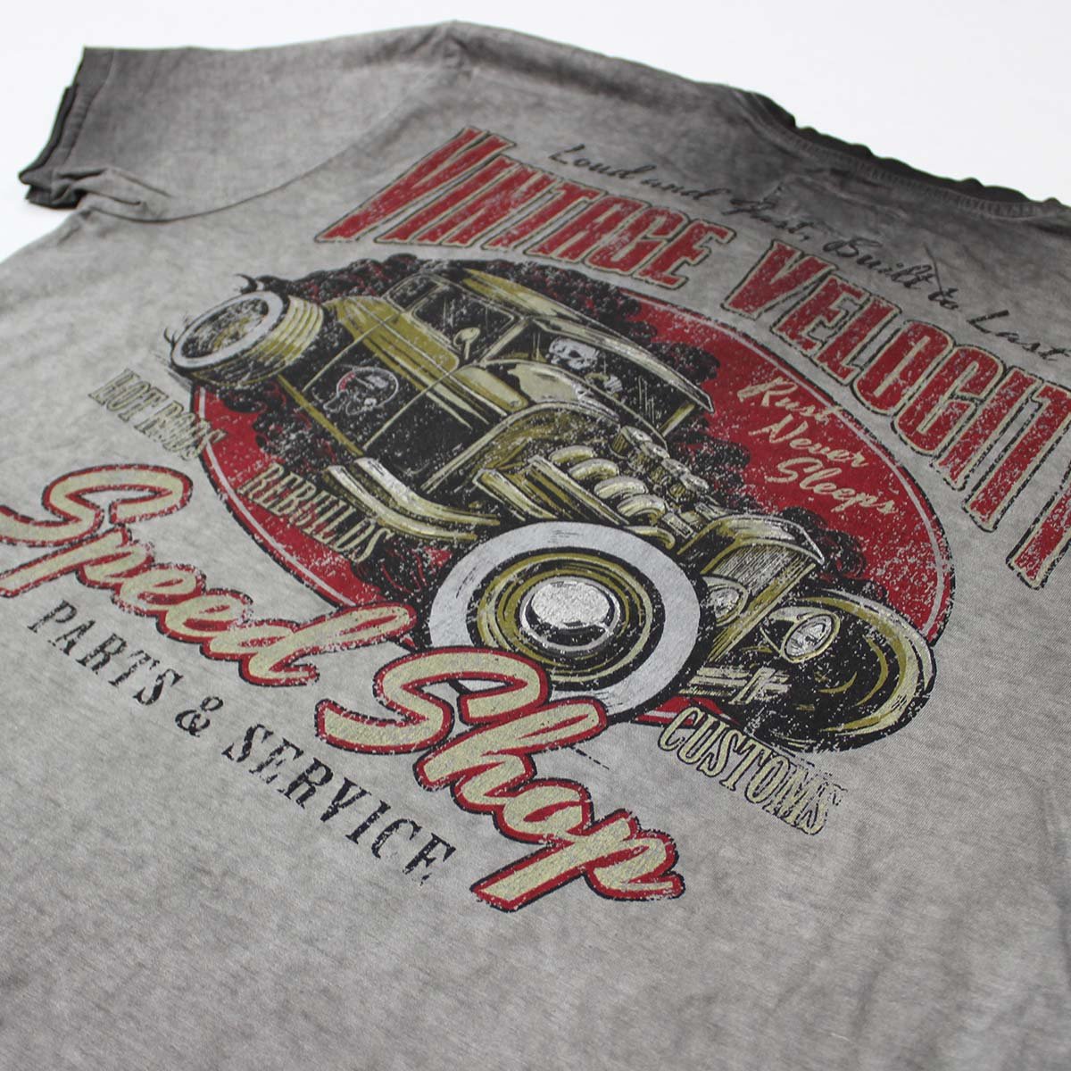Vintage Velocity Hot Rod Speed Shop Tee