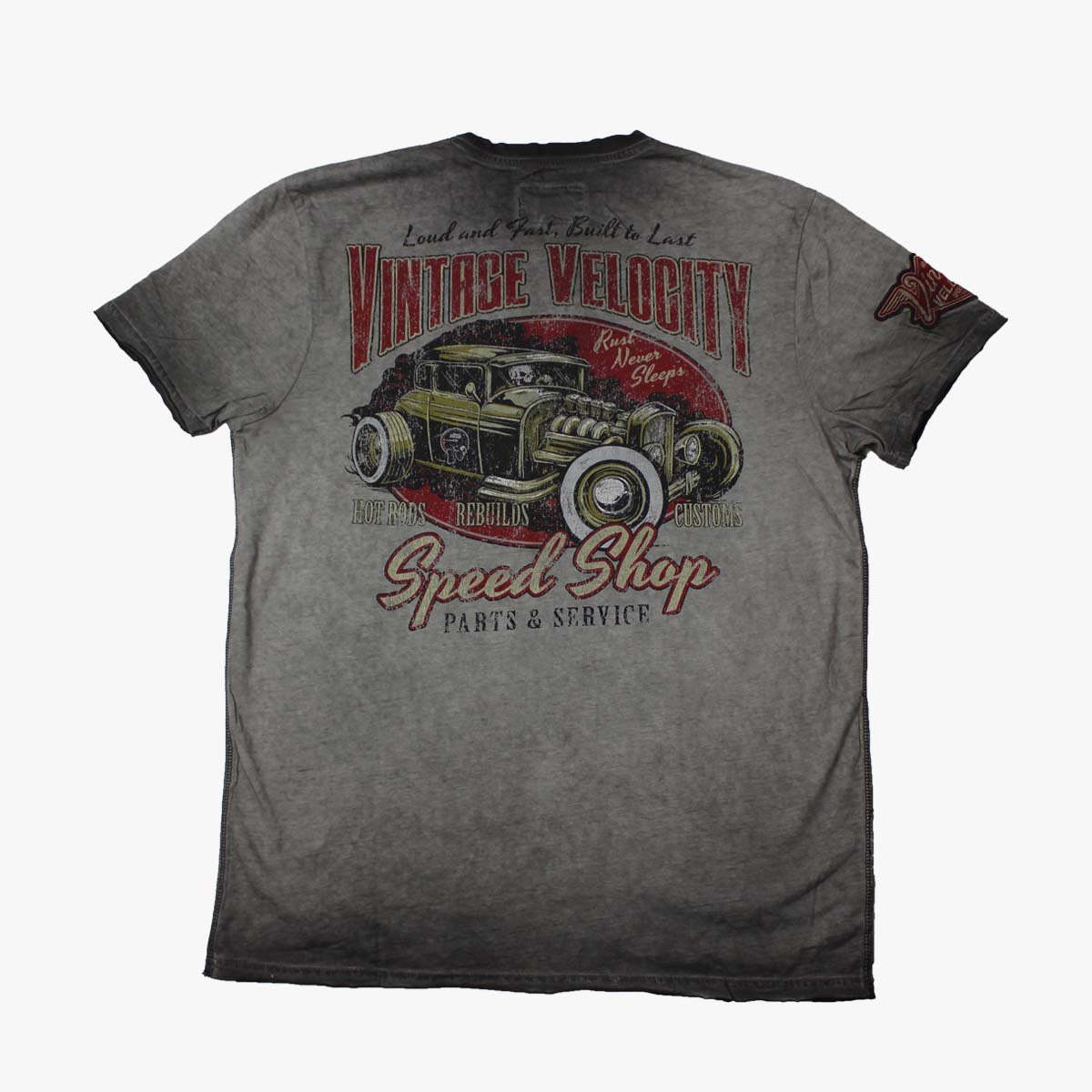 Vintage Velocity Hot Rod Speed Shop Tee