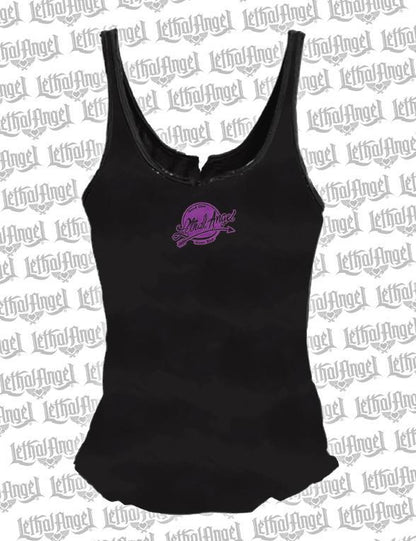 Most Wanted Skull Lace Up Tank Top