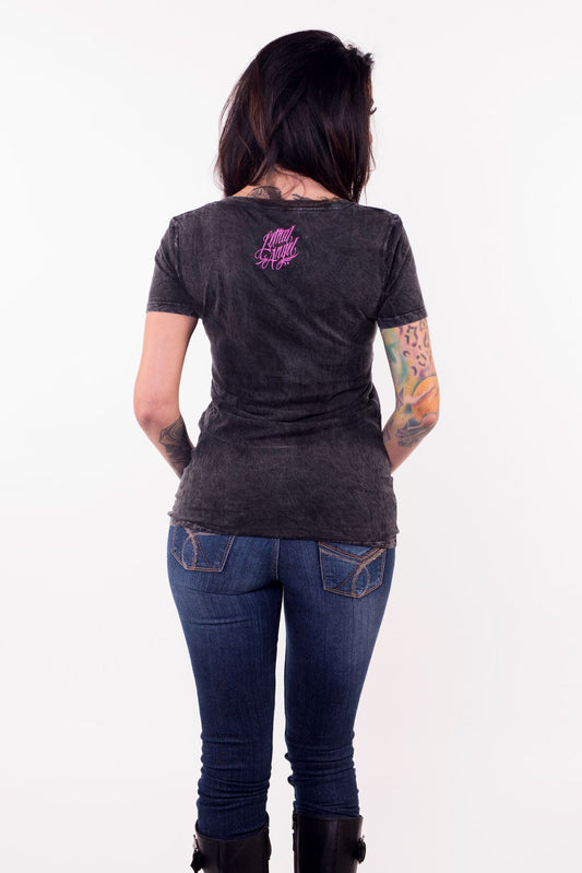 Heart Breaker V Neck Tee