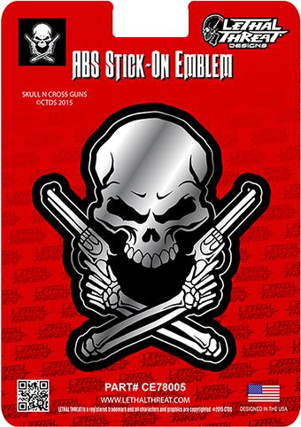 Skull N Guns ABS Emblem