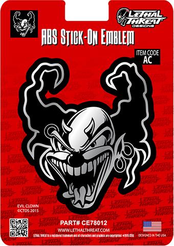 Evil Clown ABS Emblem