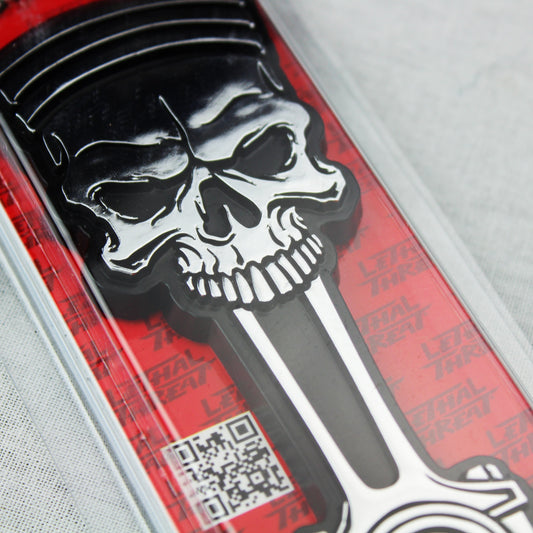 Skull Piston ABS Emblem