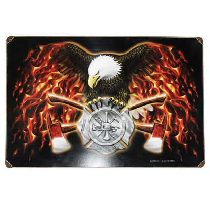 Fire Department \ Vintage Metal Sign