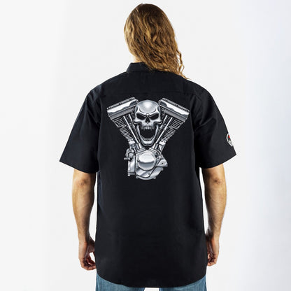 Evil Twin Engine Embroidered Work Shirt