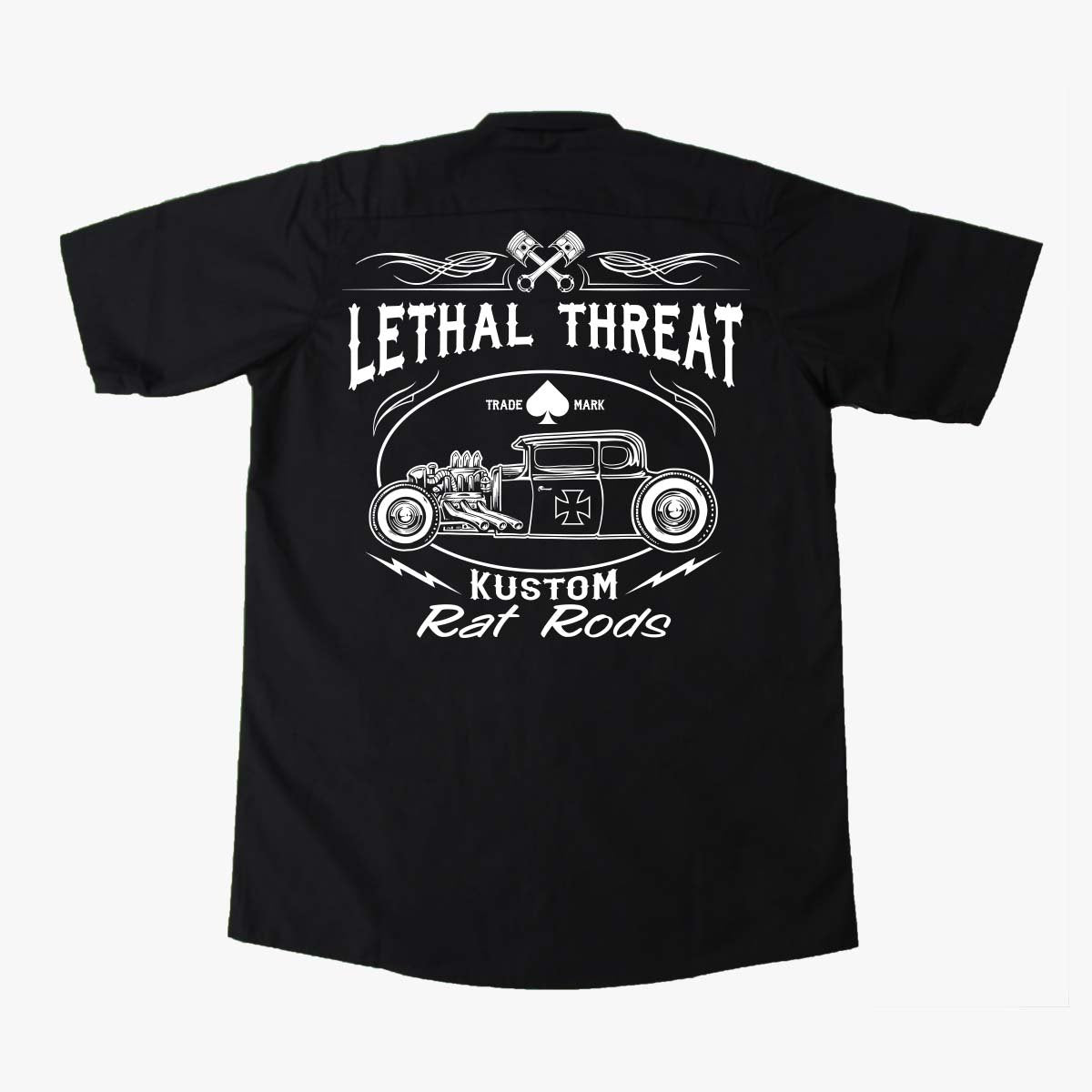 Kustom Rat Rods Embroidered Work Shirt