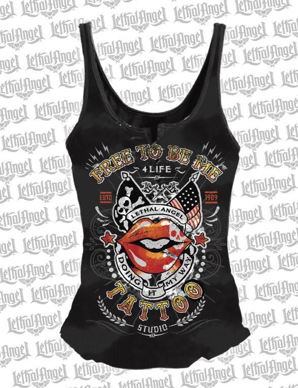 Free to be Me Lace Up Tank Top