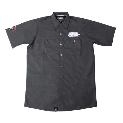 Sparkly Plugs Embroidered Work Shirt