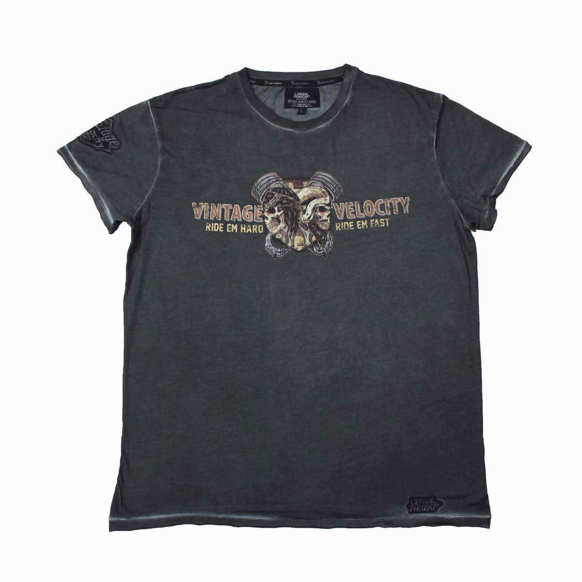 Vintage Velocity Biker Vs Hipsters Tee