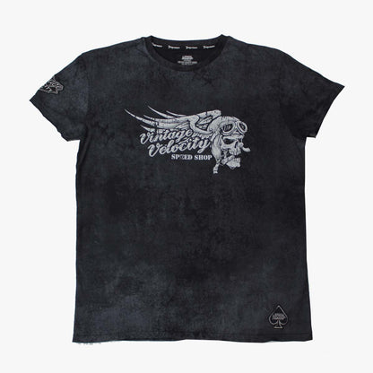 Vintage Velocity Cigar Skull Tee