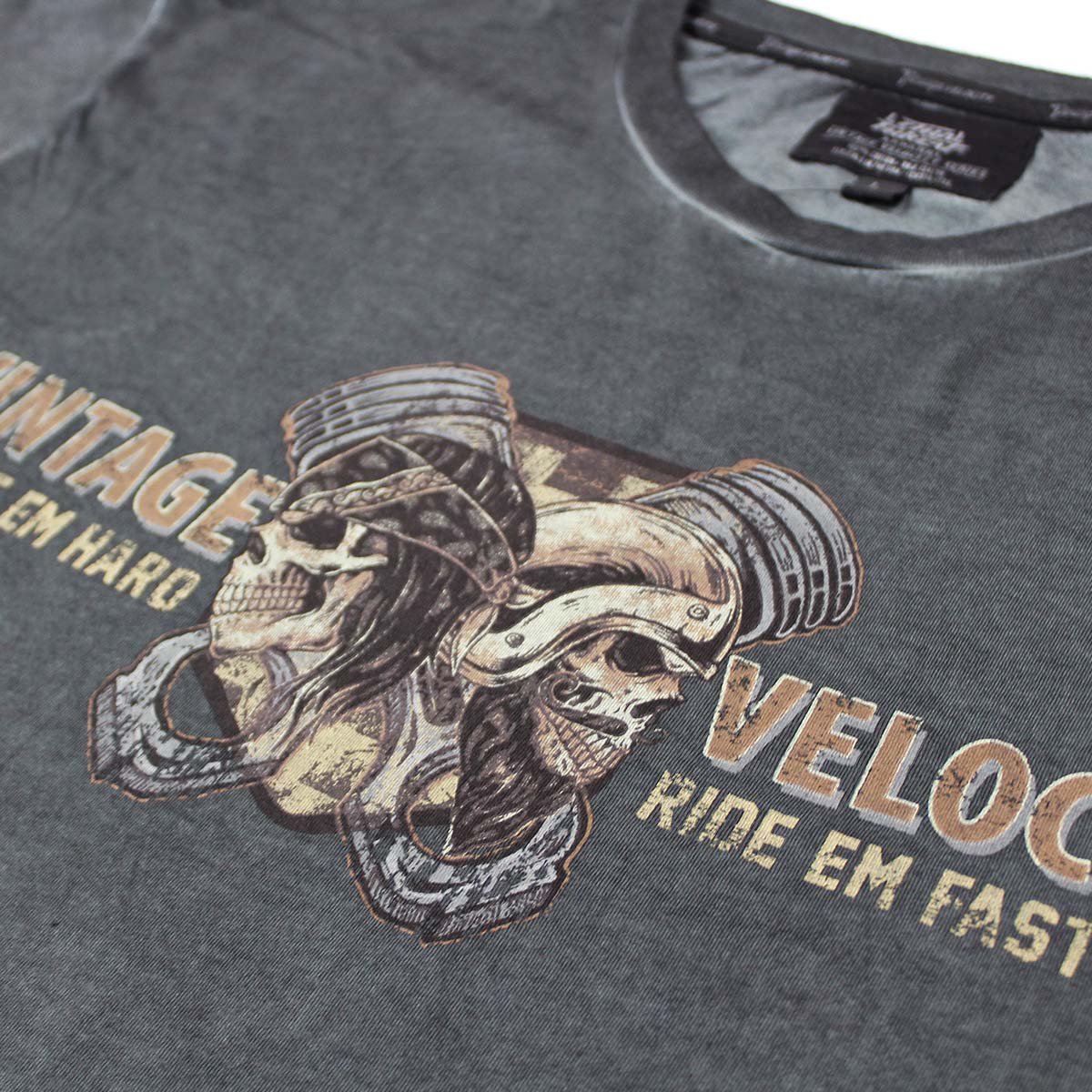 Vintage Velocity Biker Vs Hipsters Tee