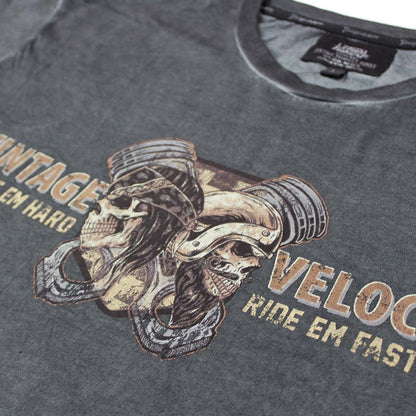 Vintage Velocity Biker Vs Hipsters Tee