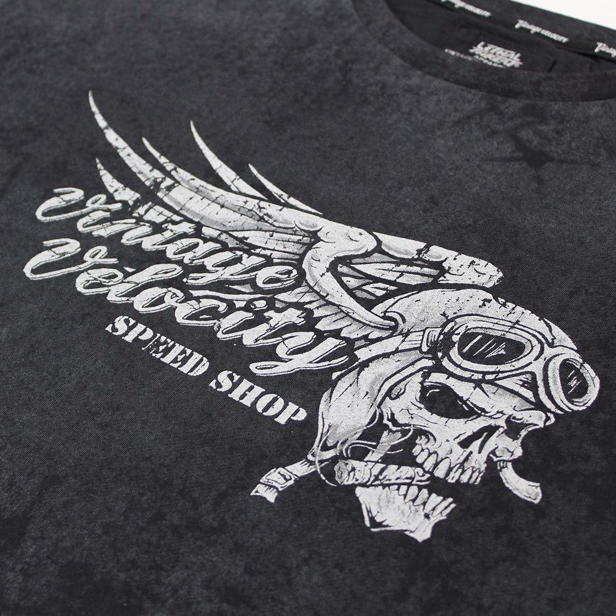 Vintage Velocity Cigar Skull Tee