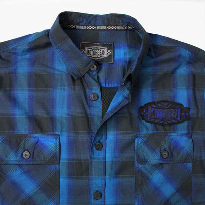 Racing Blue Plaid Shirt