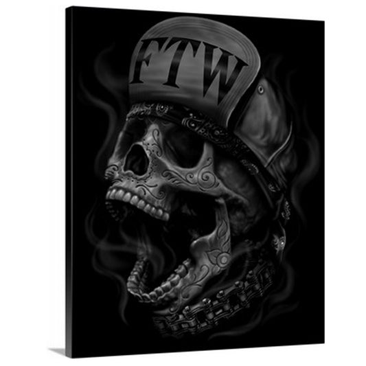 FTW Skull Canvas