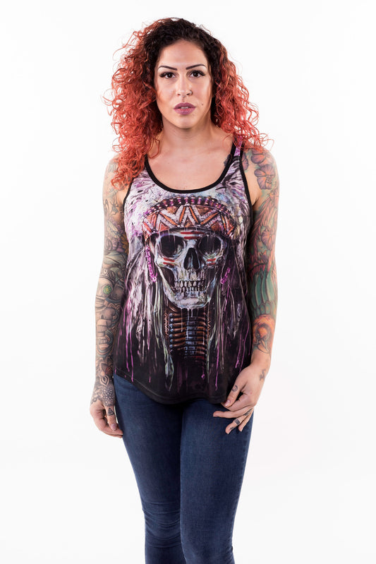 Feathers N Arrows Razor Back Tank Top
