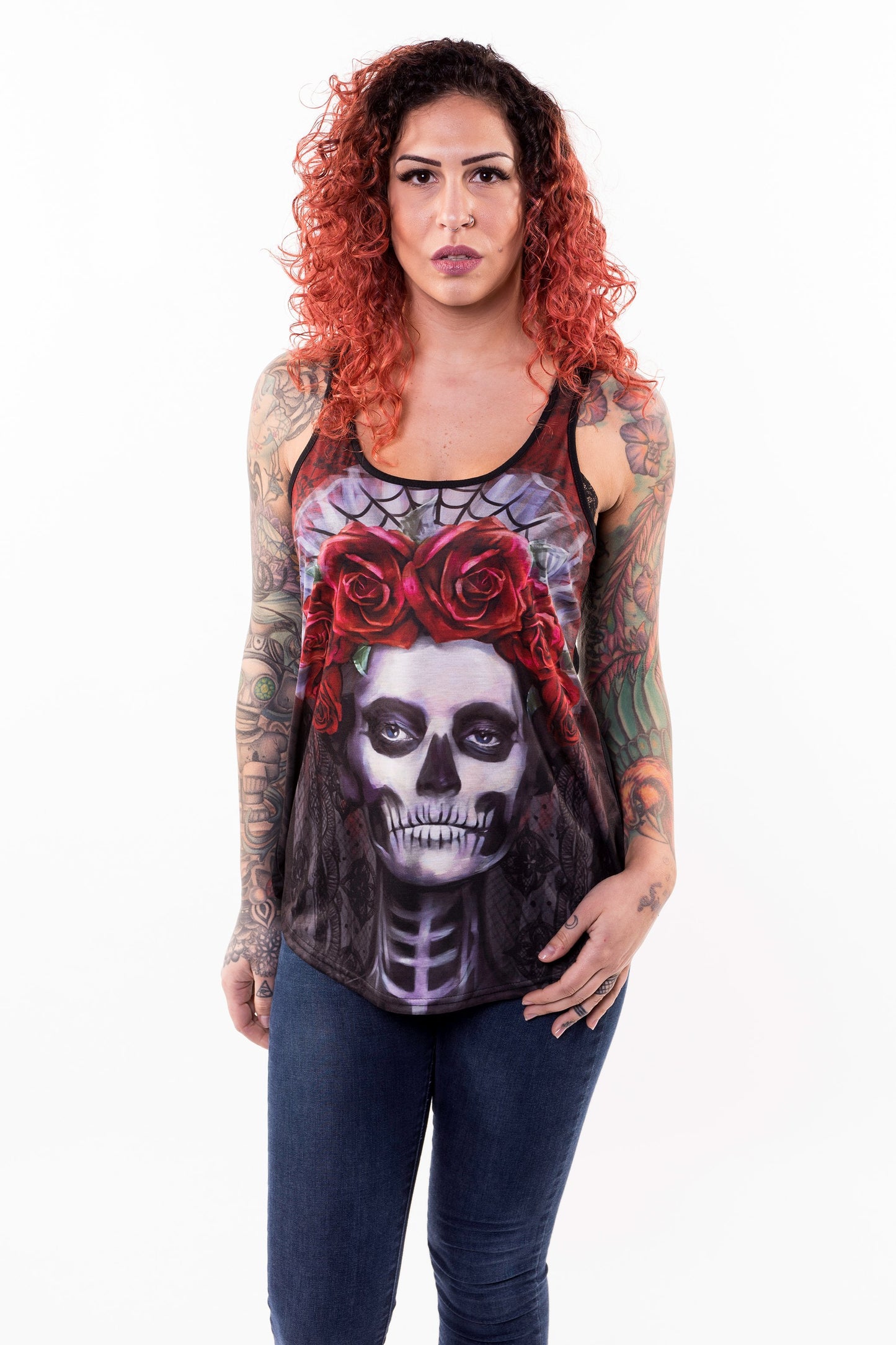 Dark Widow Razor Back Tank Top