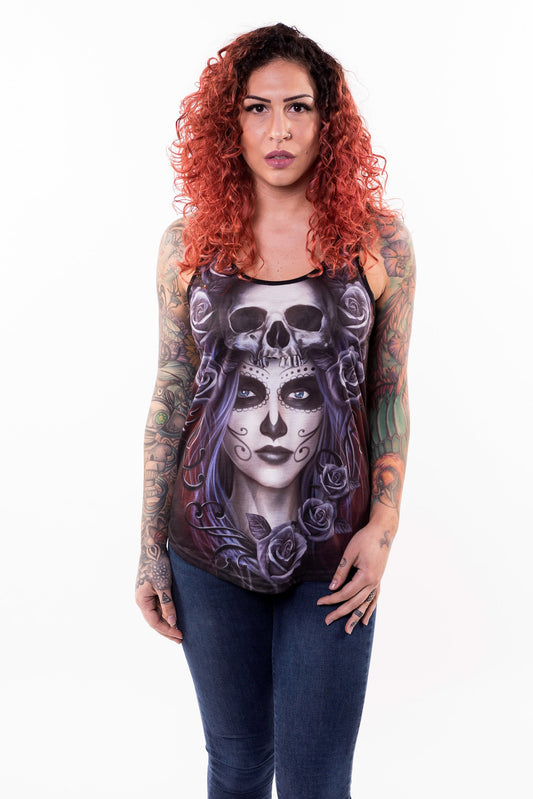 Queen of Death Razor Back Tank Top