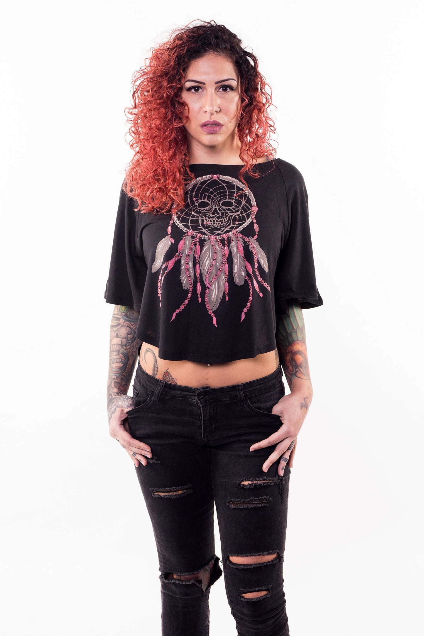 Dream Catcher Winged Sleeve Shirt