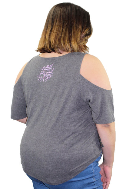 Flower Motorcycle Shoulder Peak Shirt