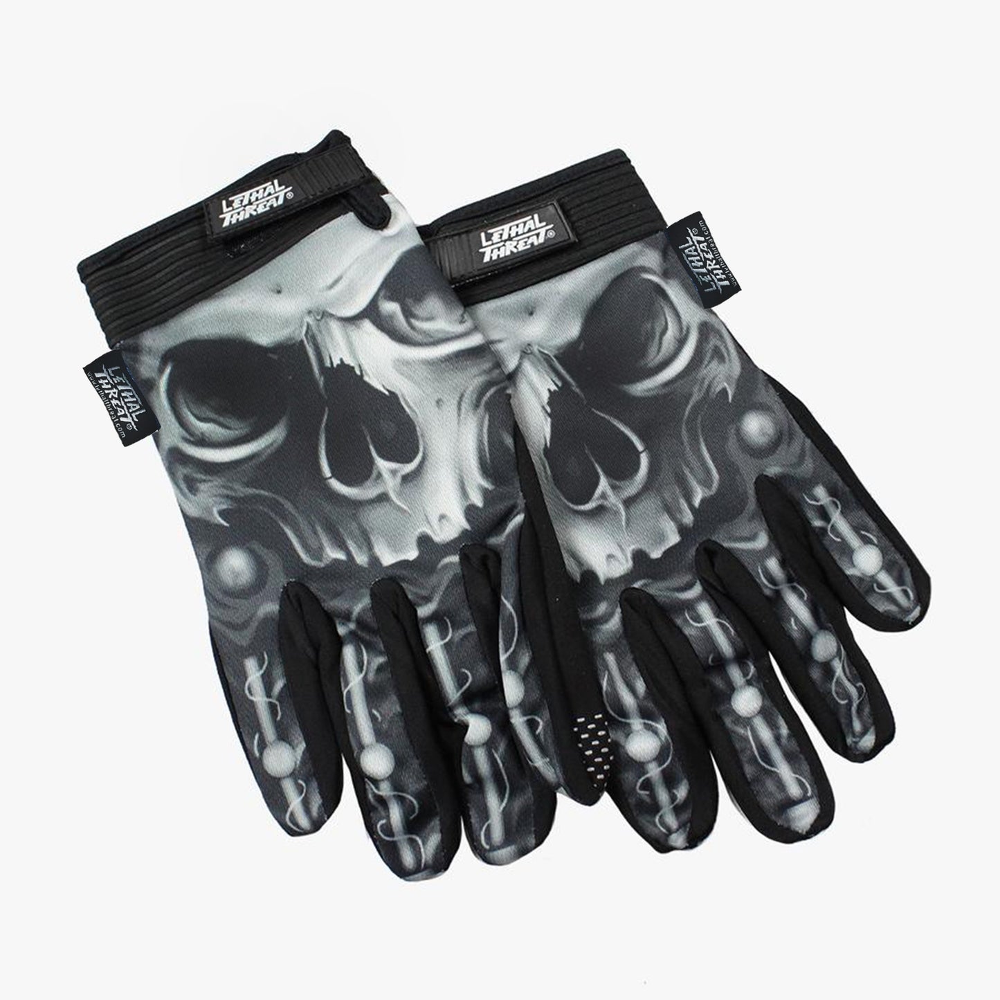 Biomechanical Skull Gloves